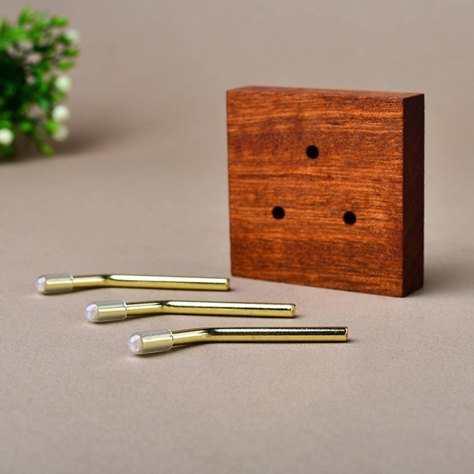 Display Stand Wood - Masif Ahşap Kristal Tabanlı Stand Tripod