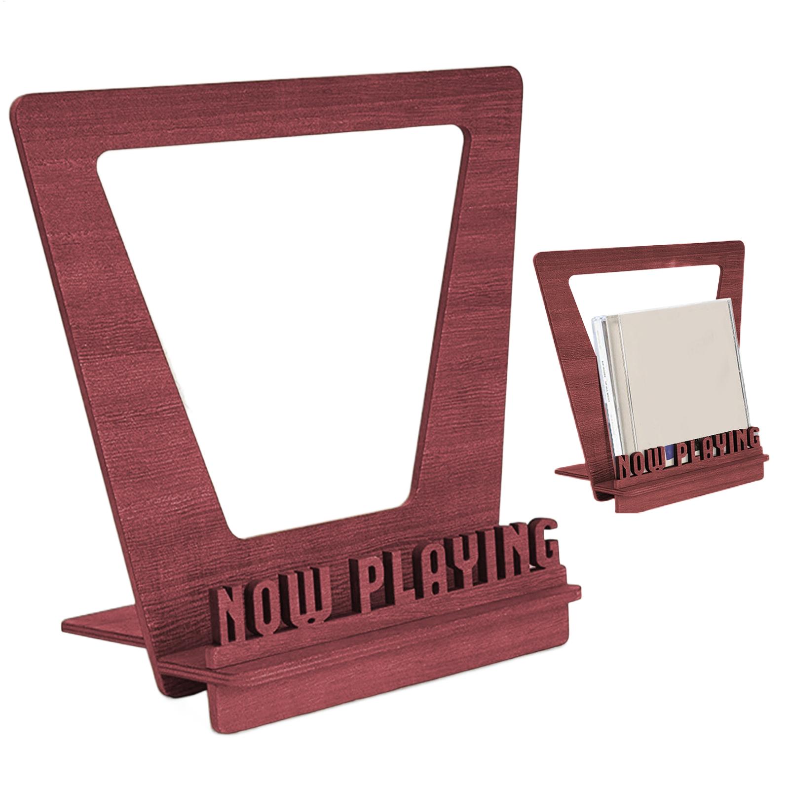 Display Stand Wood - Ahşap Plak Tutucu, Ahşap Standlı Plak