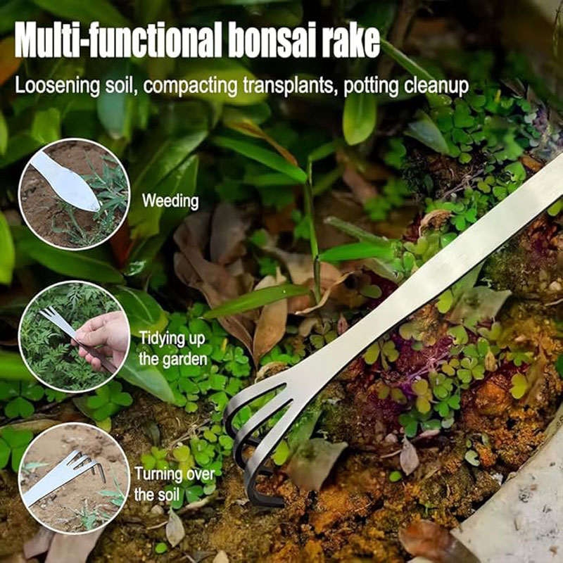 Paslanmaz Çelik Kök Tırmığı El - Bonsai Garden Kit incelemesi ve fiyatı