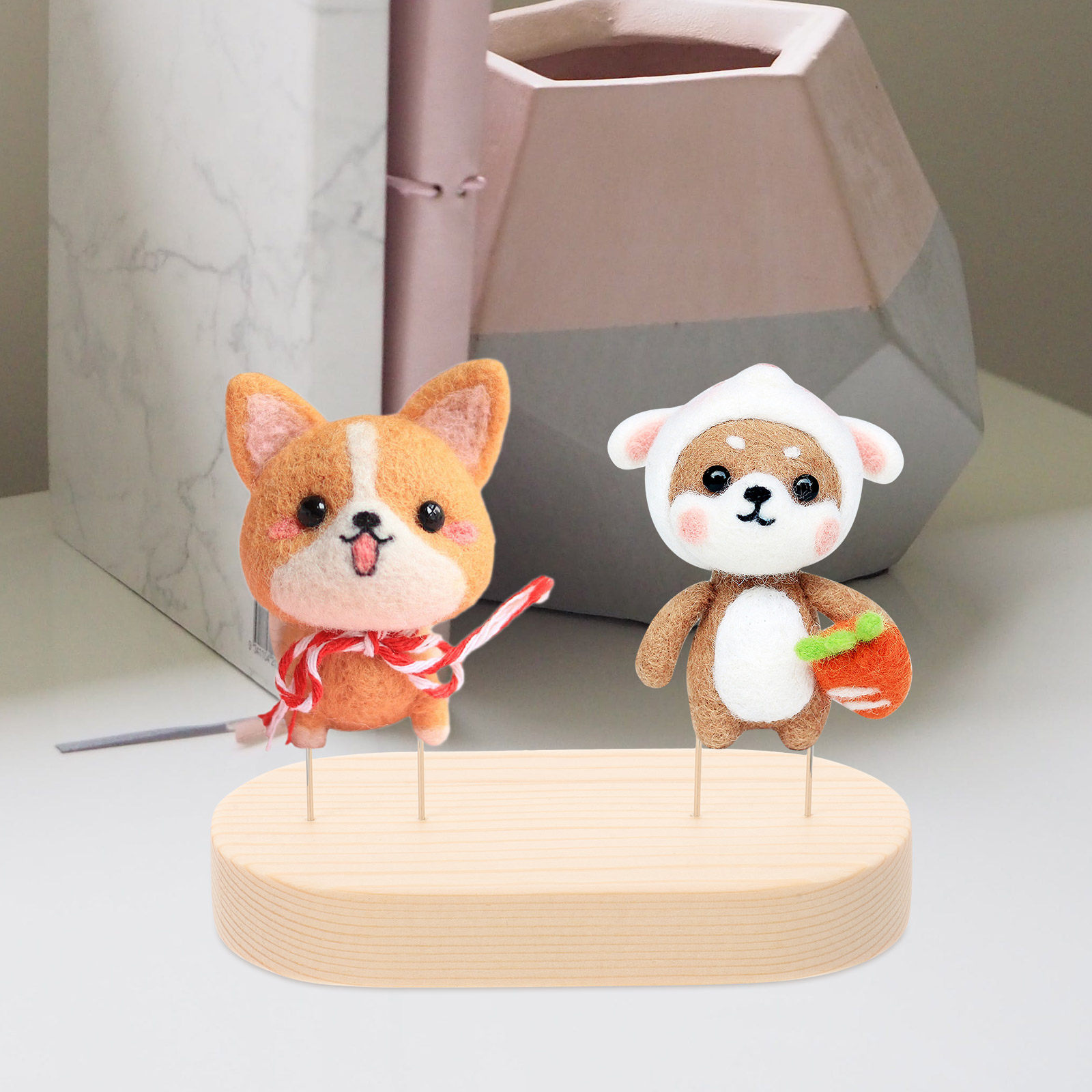 İğneli Keçe Teşhir Standı Ahşa - Display Stand Wood incelemesi ve fiyatı