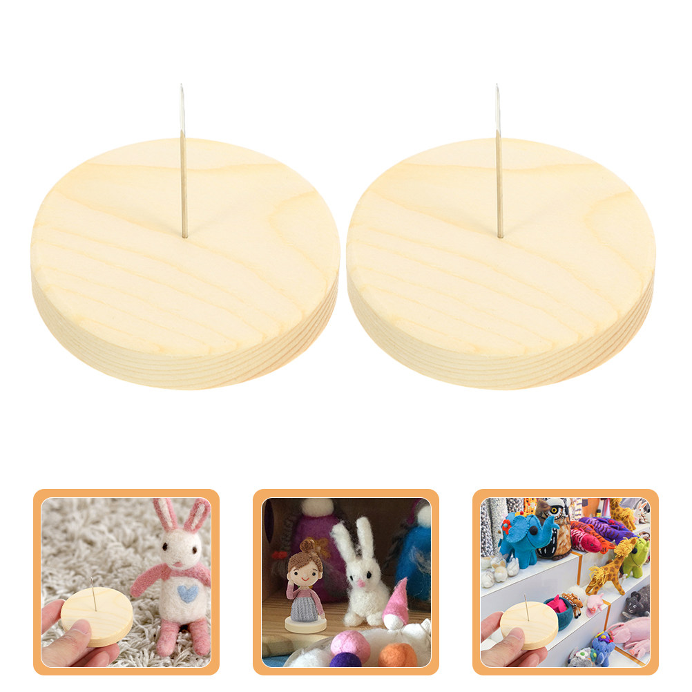 4 Adet Yün Keçe İğneli Keçeleş - Display Stand Wood incelemesi ve fiyatı