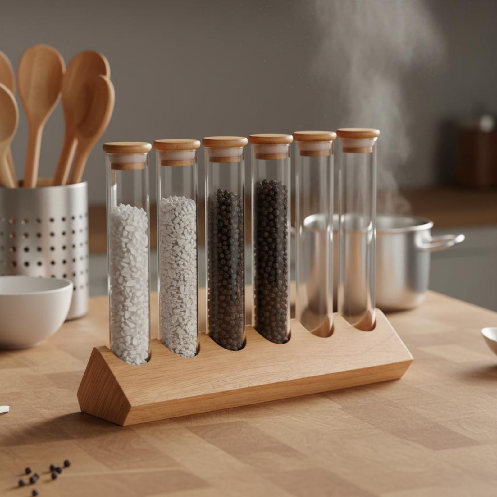 Ahşap Standlı Cam Tüp Saklama  - Display Stand Wood incelemesi ve fiyatı