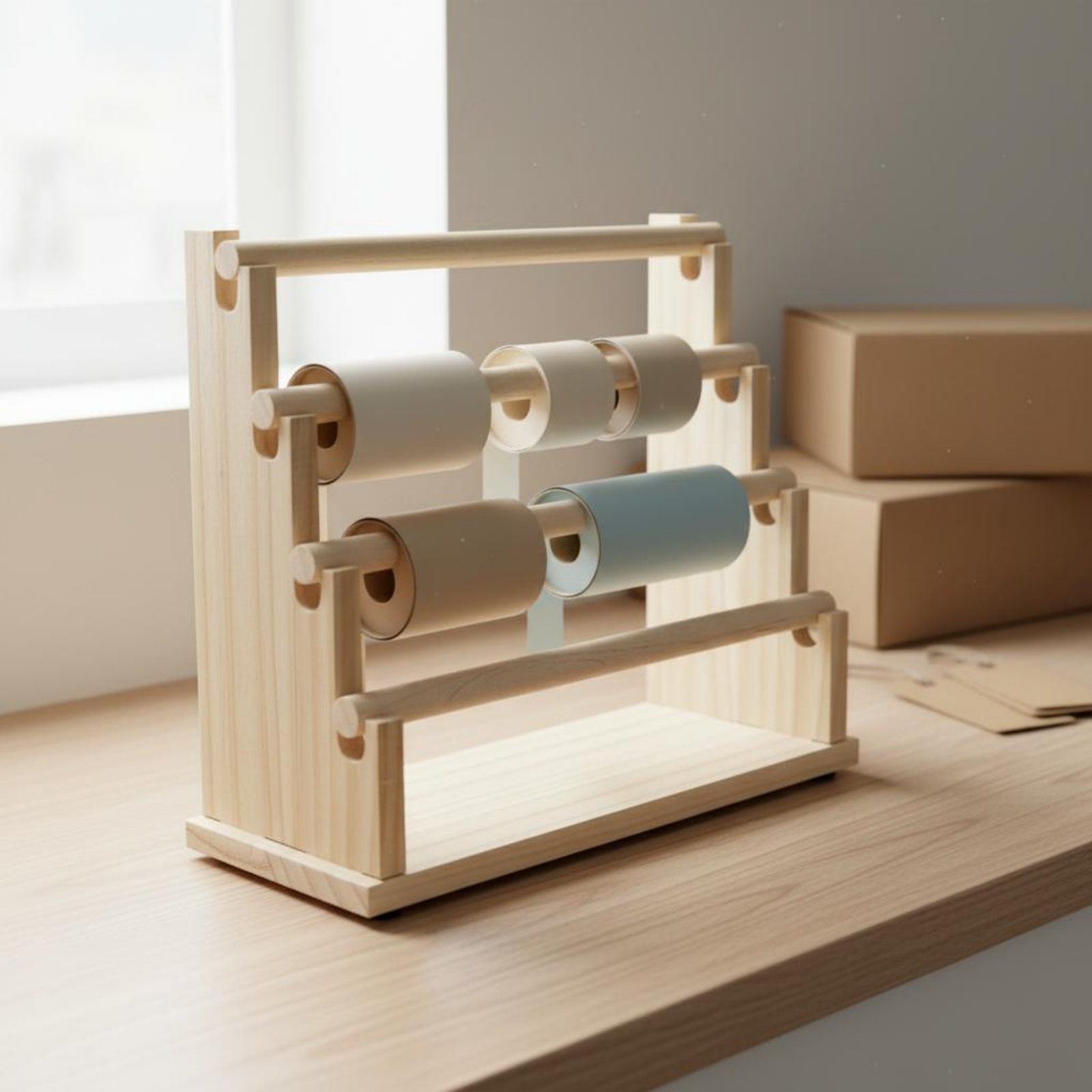 Masaüstü Takı Rafı Doğal Ahşap - Display Stand Wood incelemesi ve fiyatı