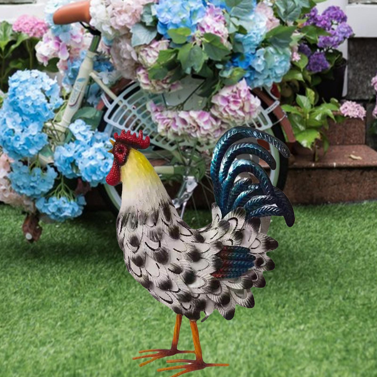 Metal Horoz Süsü Tavuk Bahçe S - Bonsai Garden Ideas incelemesi ve fiyatı