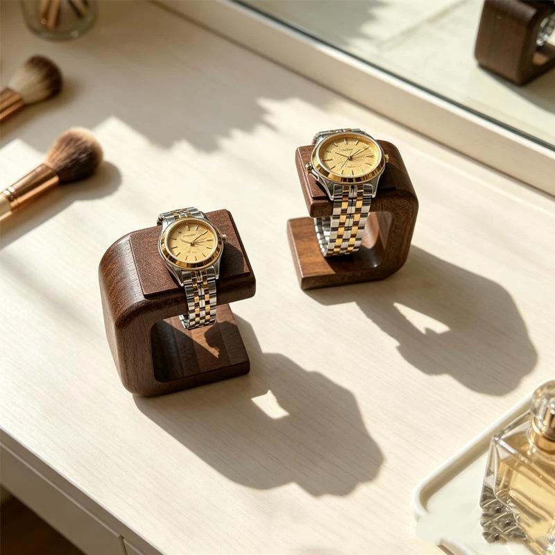 Dekoratif Masif Ahşap Saat Tut - Display Stand Wood incelemesi ve fiyatı