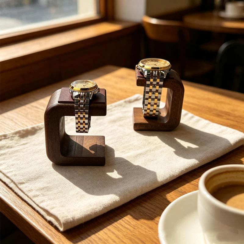 Dekoratif Masif Ahşap Saat Tut - Display Stand Wood incelemesi ve fiyatı