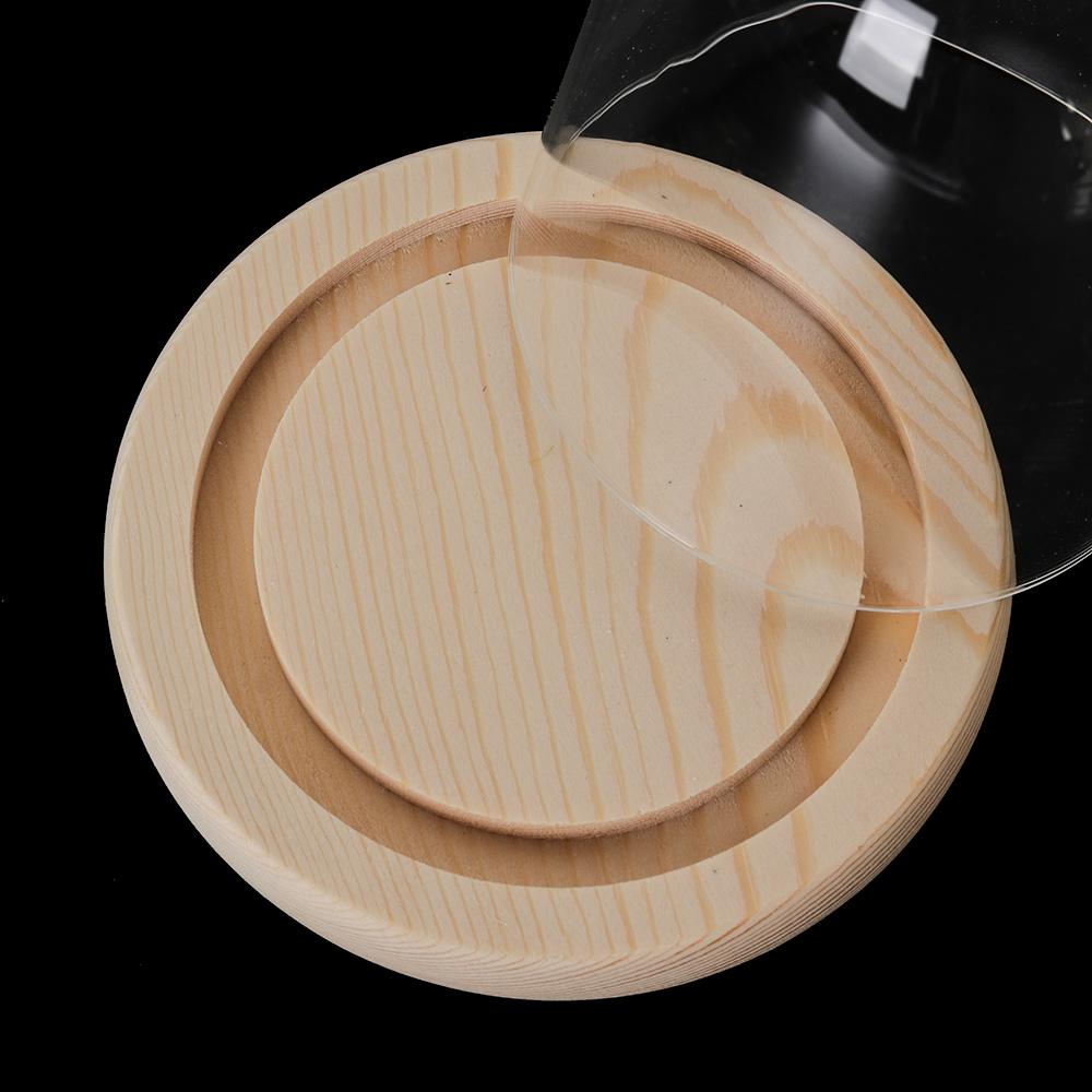 Cam Cloche Kavanoz Ekran Stand - Display Stand Wood incelemesi ve fiyatı