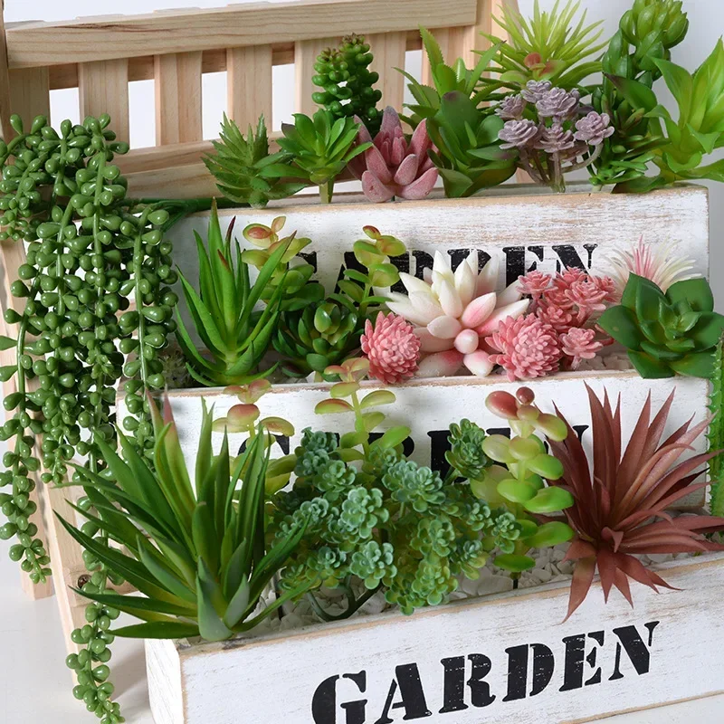 10/20 adet PVC Succulents Bitk - Bonsai Garden Ideas incelemesi ve fiyatı
